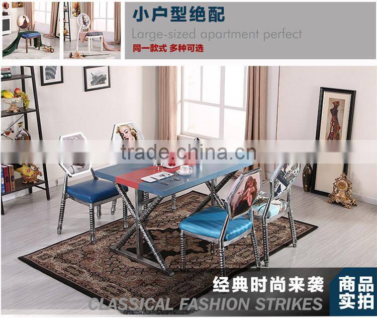 Quality European antique metal dining chair QL-T852