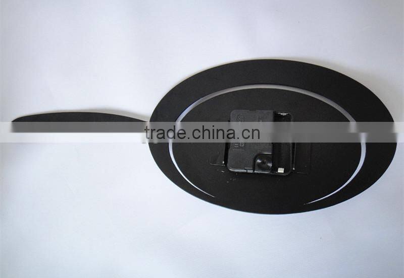 Novelty Egg shaped Frying Pan Wall Clock