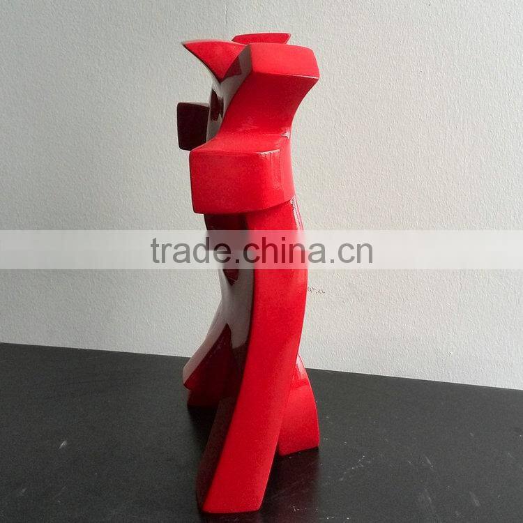 Resin letter sculpture figure decoration