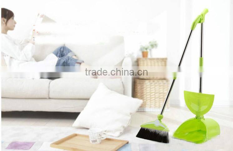 2014 long handled stainess steel dustpan and brush suit