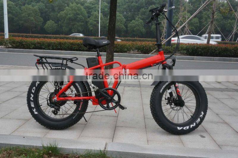 20inch with CE certificate foldable fat tire brushless hub motor electric folding bike