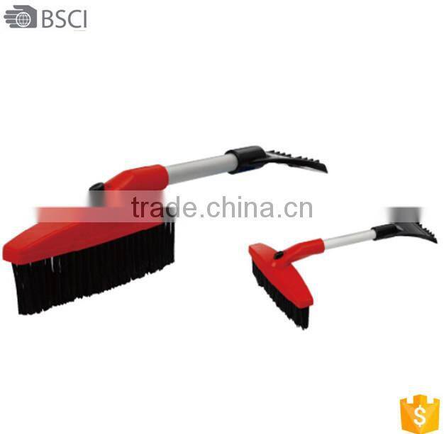 3 in 1 multifunctional extendable snow broom with ice scraper