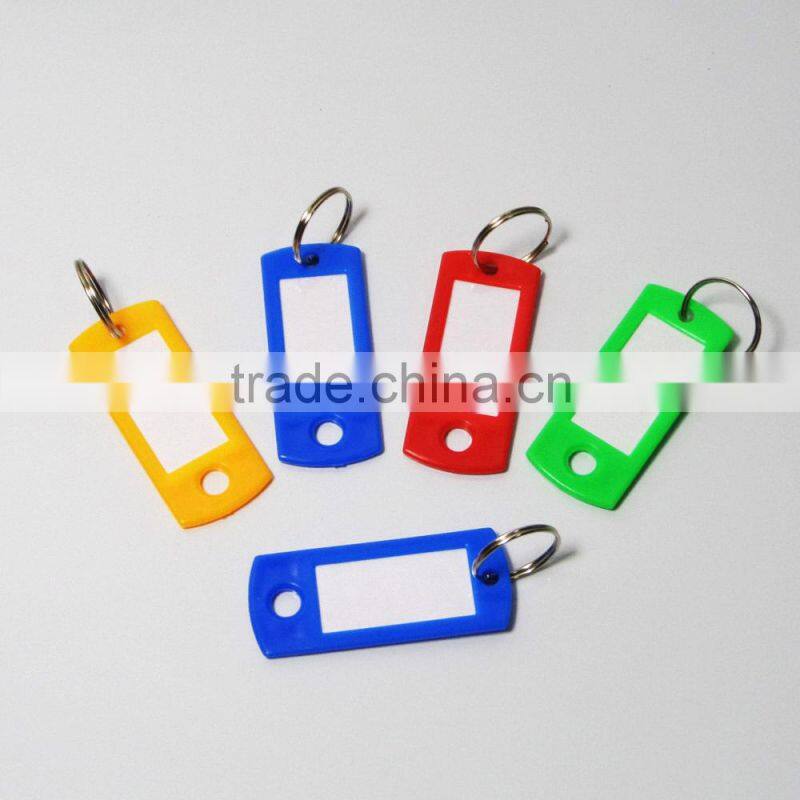 Hot-Sell cheap plastic blank insert paper key tags