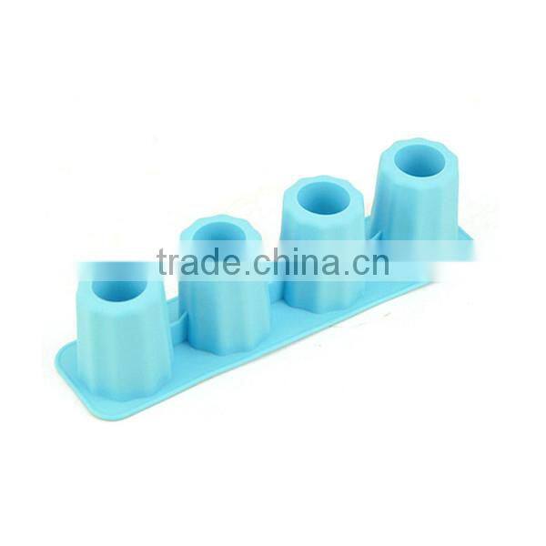 fast shipping 2014 gift packing tray Silicone Ice shot glass