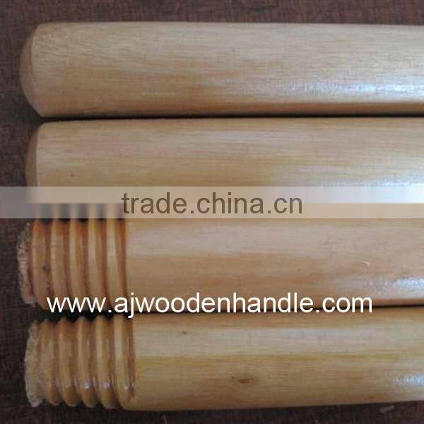 Spray paint wooden rod for garden tools