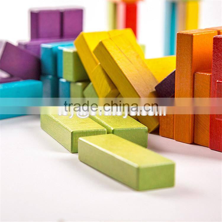 Mini intelligent wooden baby building blocks best design creativity toy wooden baby building blocks W13D143