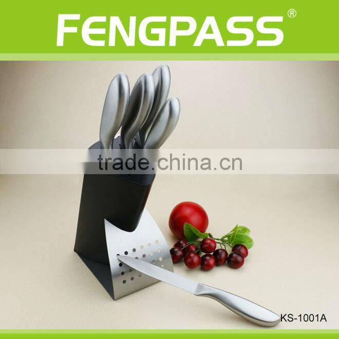 safty design stainless steel kitchen knife set(609-33-70)