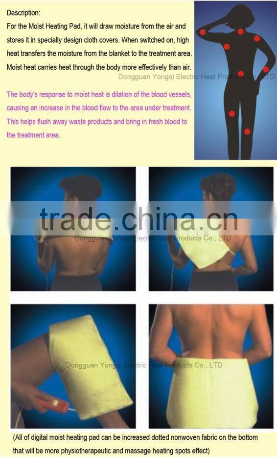 Automatic physical therapy moist Heating pad for head and neck quick Pain Relief