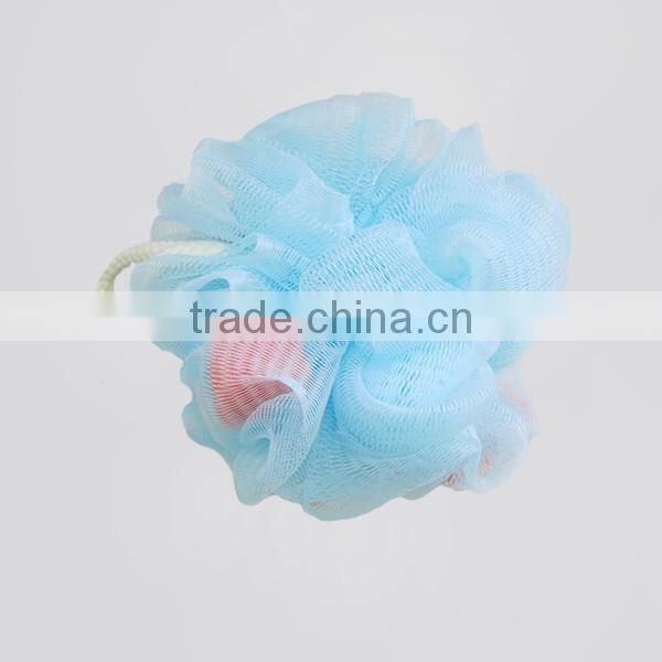 Mesh Bath Sponge Massage Bath Scrub With Pouf Inside