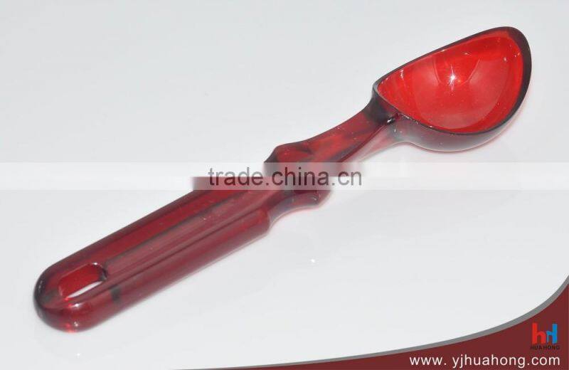 New Design Transparent Plastic Material Ice Cream Scoop