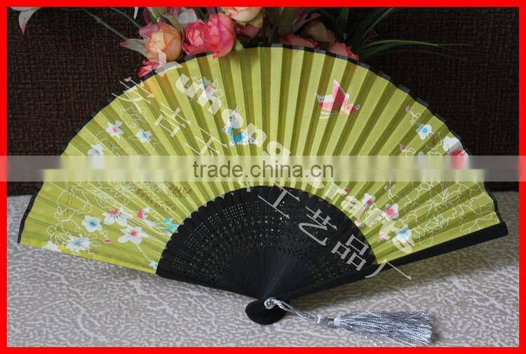 Personalized handcrafts folding fan for ladies