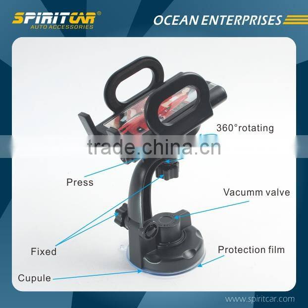 Flexible Windshield Mobile Holder , Car Mount for iPhone 6 , 6+ , 5s , Samsung Galaxy Note 4 , 3