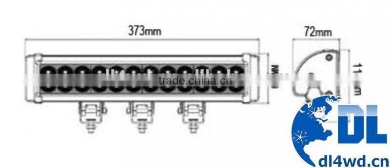 72w Cre Led Light Bar For 4x4/4wd/Off Road Truck Automobile LED Light 24v