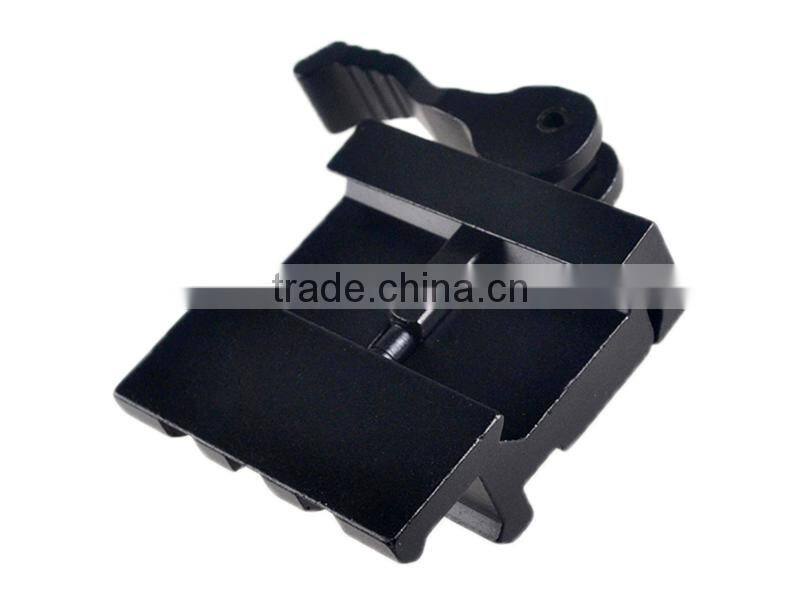 KC09 Tactical Gun Rail Adaptor 45 degree Side 21mm Picatinny Rail Quick Detachable Weaver to Dovetail Rail