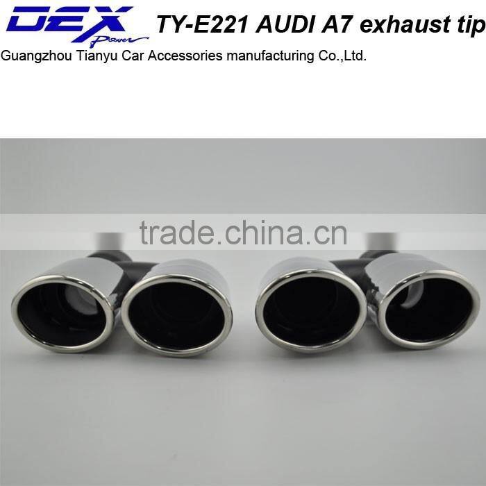 car universal muffler tip for Audi A7
