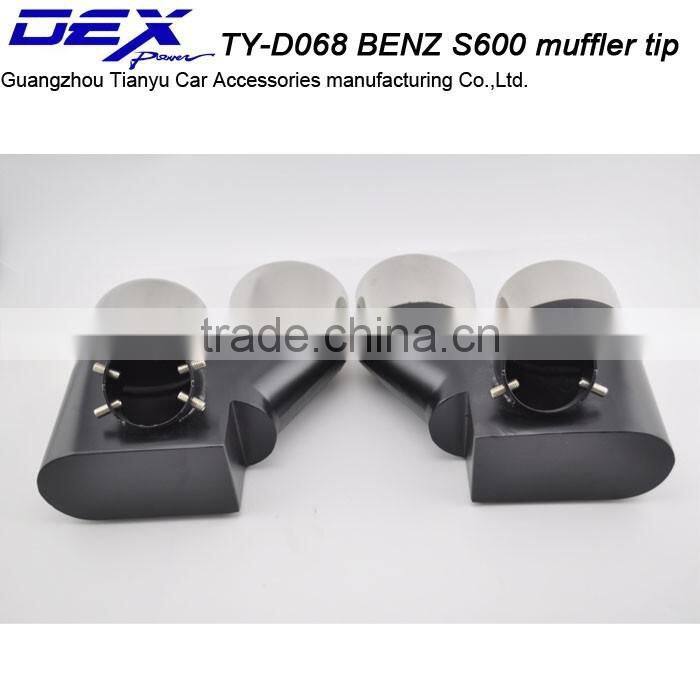 Car accessories tuning factory price B=ENZ S600 exhaust tip