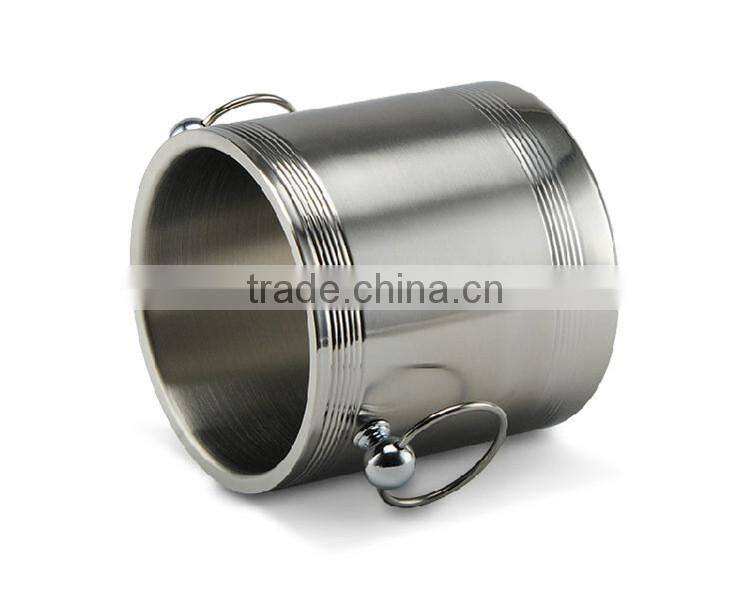 FDA certification Stainless Steel ice buckets wholesale ice bucket holder