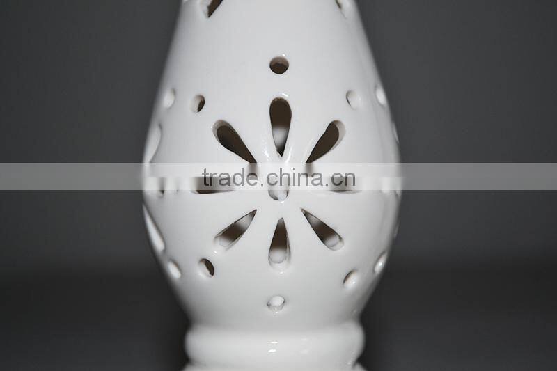 New arrivel classial design Ceramic crafts led lighting flash color