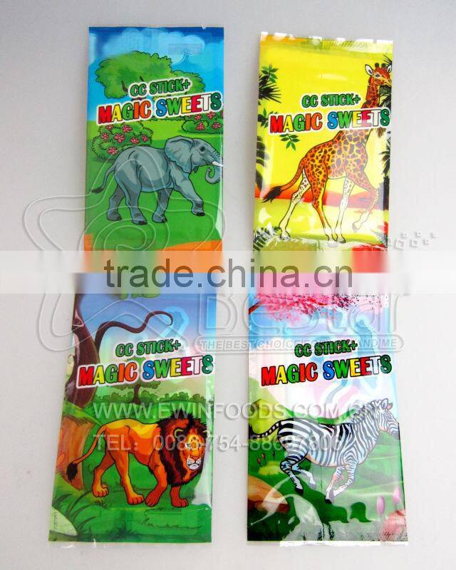 Lovely Animals Sticker With CC Stick Candy