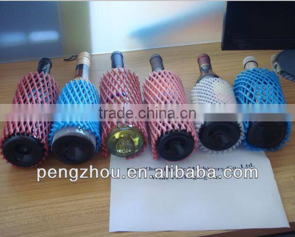 wine bottle protector of PE foam sleeve net