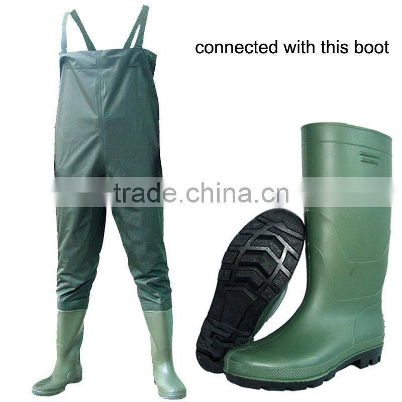 pvc fishing chest wader PVC/PVC wader