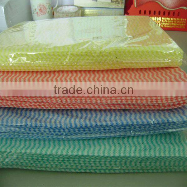 household clean item/kitchen clean cloth/spunlace jumbo roll/disposable viscose cleaning wipes jambo