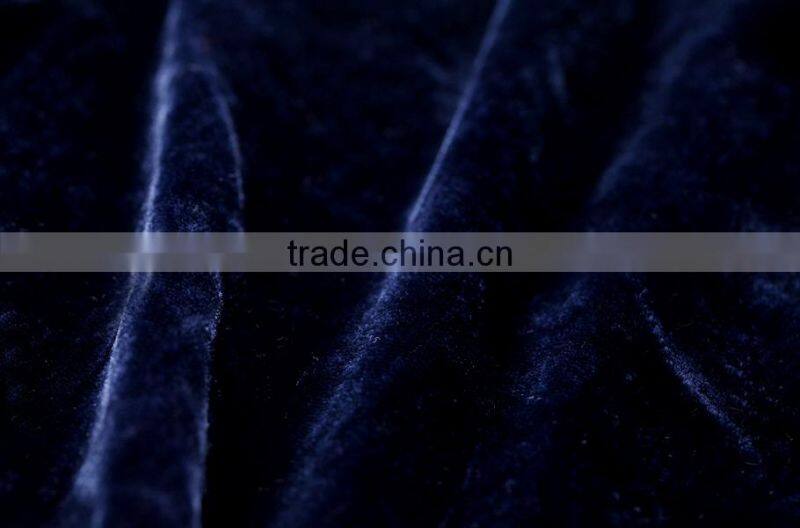 ladies casual warm pure dark blue velvet shorts