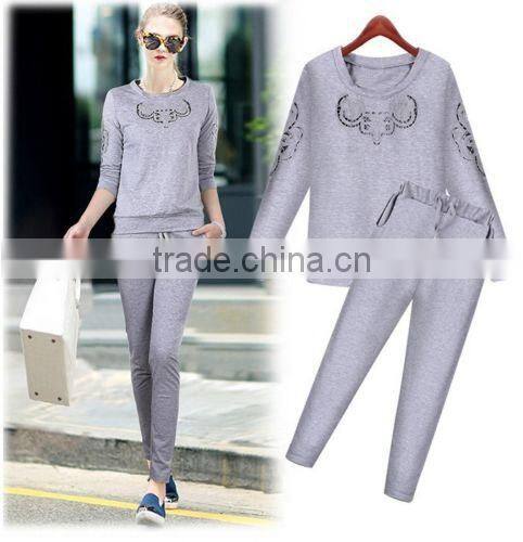 Women's Fashion Casual Hoody & Pants Set 2pcs Tracksuit