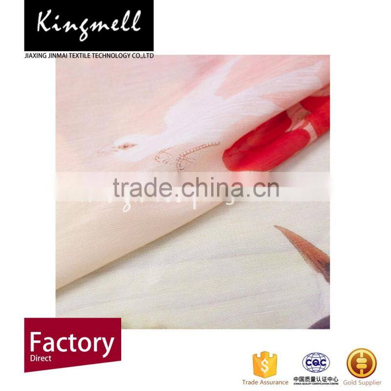 Linen fabric dress/linen fabric wholesale China/factory direct linen fabrc