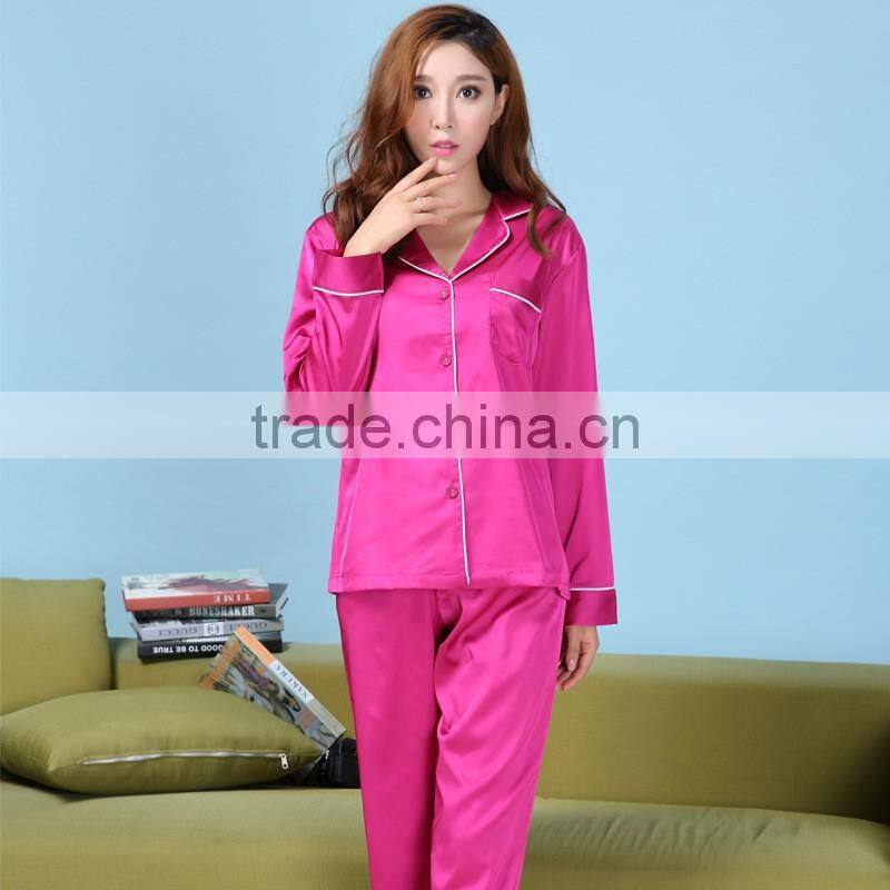 Custom long sleeve cotton nightgown women homewear lady pajamas