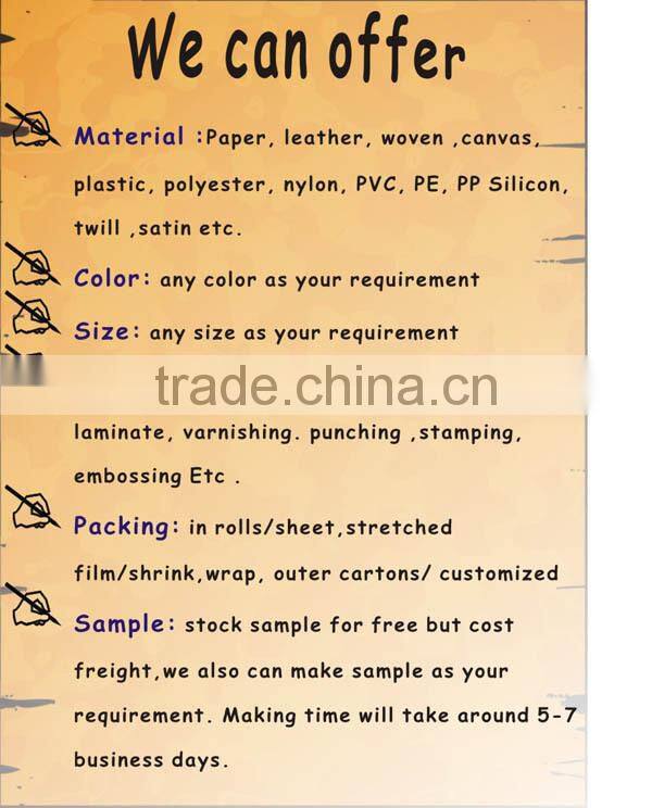 Wholesale Custom Cheap 100 Polyester Satin Garment Care Label with Wash Instructions