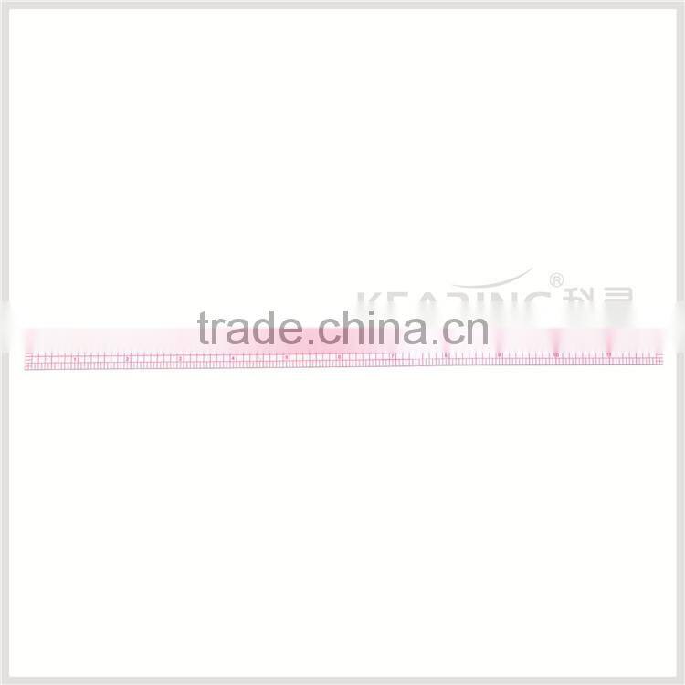 Chinese factory direct wholesale 1.2mm thick sandwich line printing 12" long garment ruler for sewing #B-60