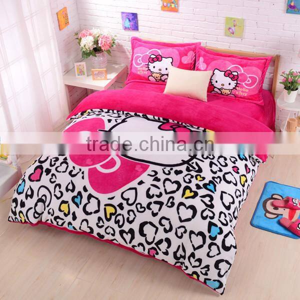 China Top selling wholesale 100%polyester flannel fabric for bedding set