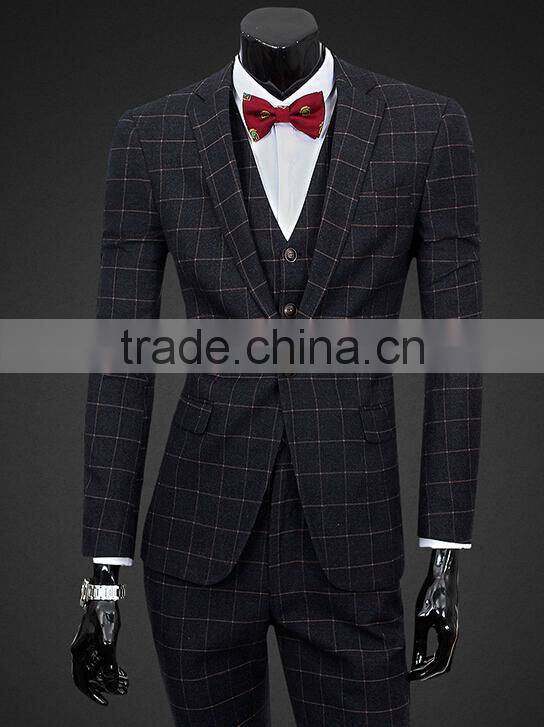GZY 2015 New arrival fashion hot sale 2 piece men suits