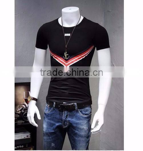 Men t shirt, short sleeve, 100% polyester, custom t-shirt printing