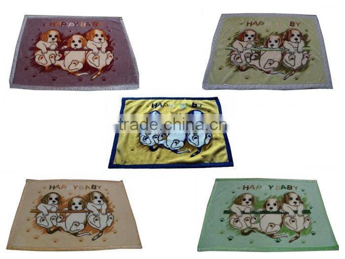 Top Selling Factory Wholesale OEM Baby Soft Raschel Blanket