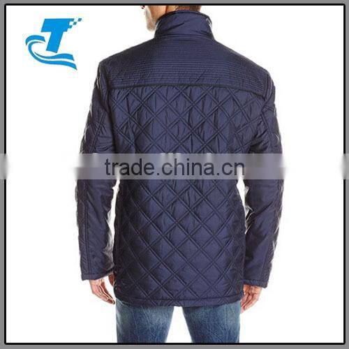 Stylish Warm Men's Four-Pocket Quilted Jacket