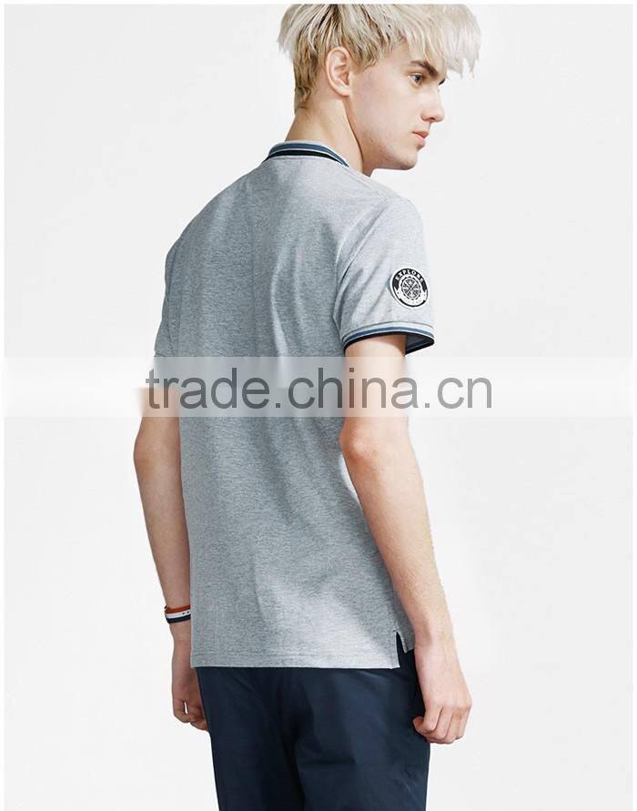 Wholesale chest printed polo shirt made in China