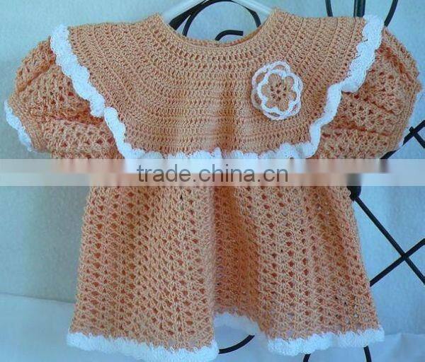 Floral Hand Crochet Baby Shirt