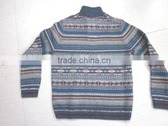 2016 Hot Sell Highest Quality Attractive Custom Design Men'S Intarsia Sweater