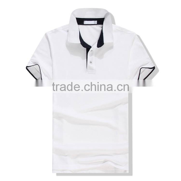 Wholesale plain 50% cotton 50% polyester cheap mens polo shirts