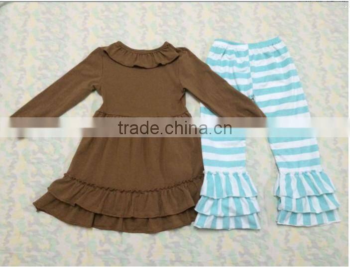 wholesale 2015 new arrive baby girl persnickety spring clothing set girl boutique caprie outfits girl persnickety cotton outfits
