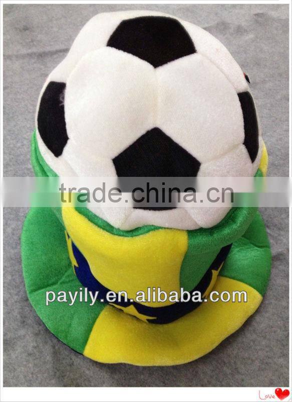 Flag football shaped hat carnival football hat