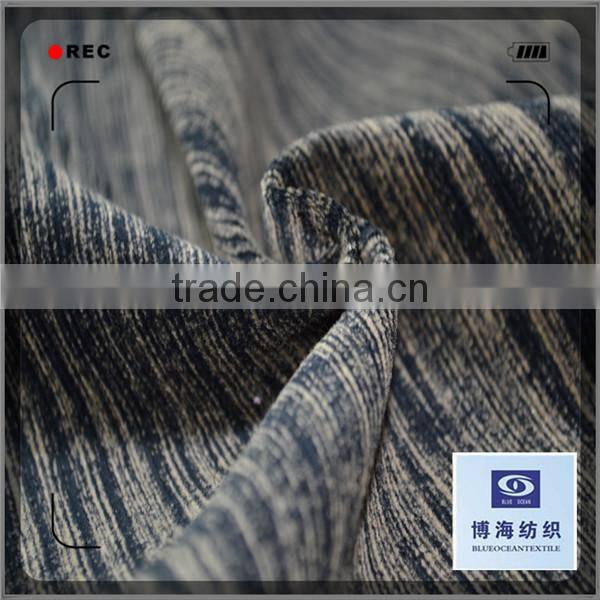 huzhou blueocean discharge print spandex corduroy fabric
