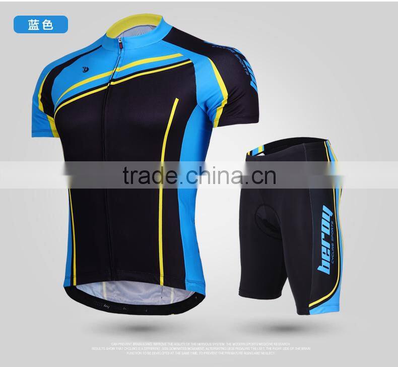 BEROY Rocky Mountain Bike Cycling Kit with Padded Shorts, Wholesale Cheap Cycling Jersey