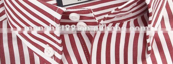 Men fashion designer shirts delicate vertical stripes shirt men