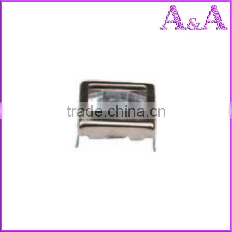 High Quality 100 Sets Silver Tone No Sew Open Ring Snap Press Fastener Metal Buttons