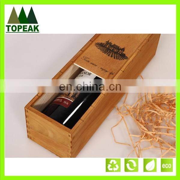 high quality wooden wine box 1/2/4/6 bottles WD-007 wooden box