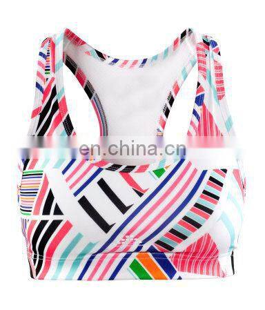 sublimation high impact sports bra