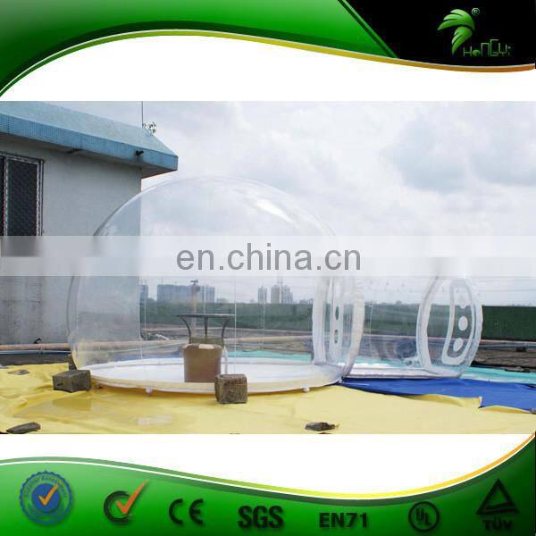 Customized Hotel Decorations Inflatable Dome Clear Bubble Tent